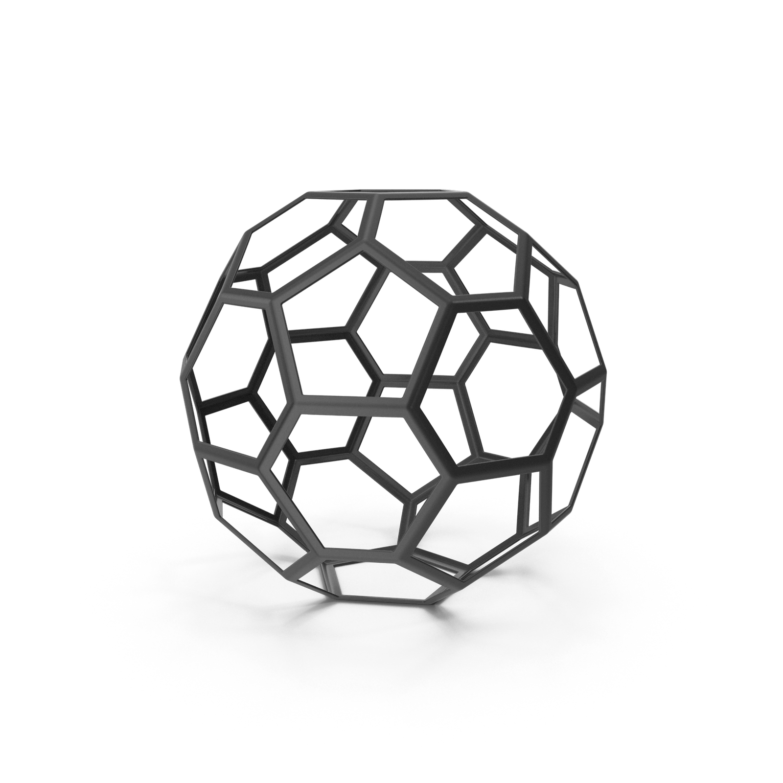 Black Hexagon Ball.H03.2k