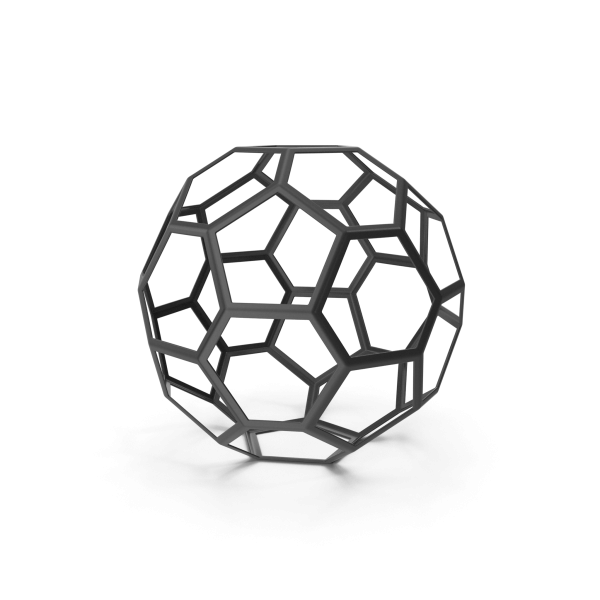 Black Hexagon Ball.H03.2k