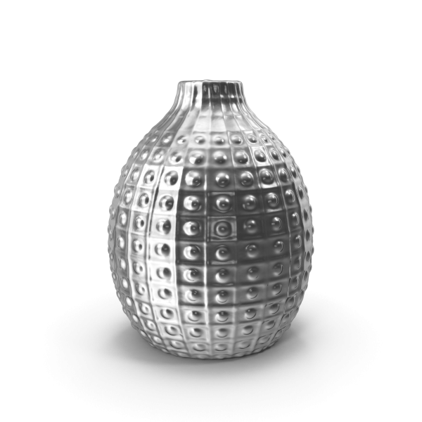 Vase Decoration Silver.H03.2k